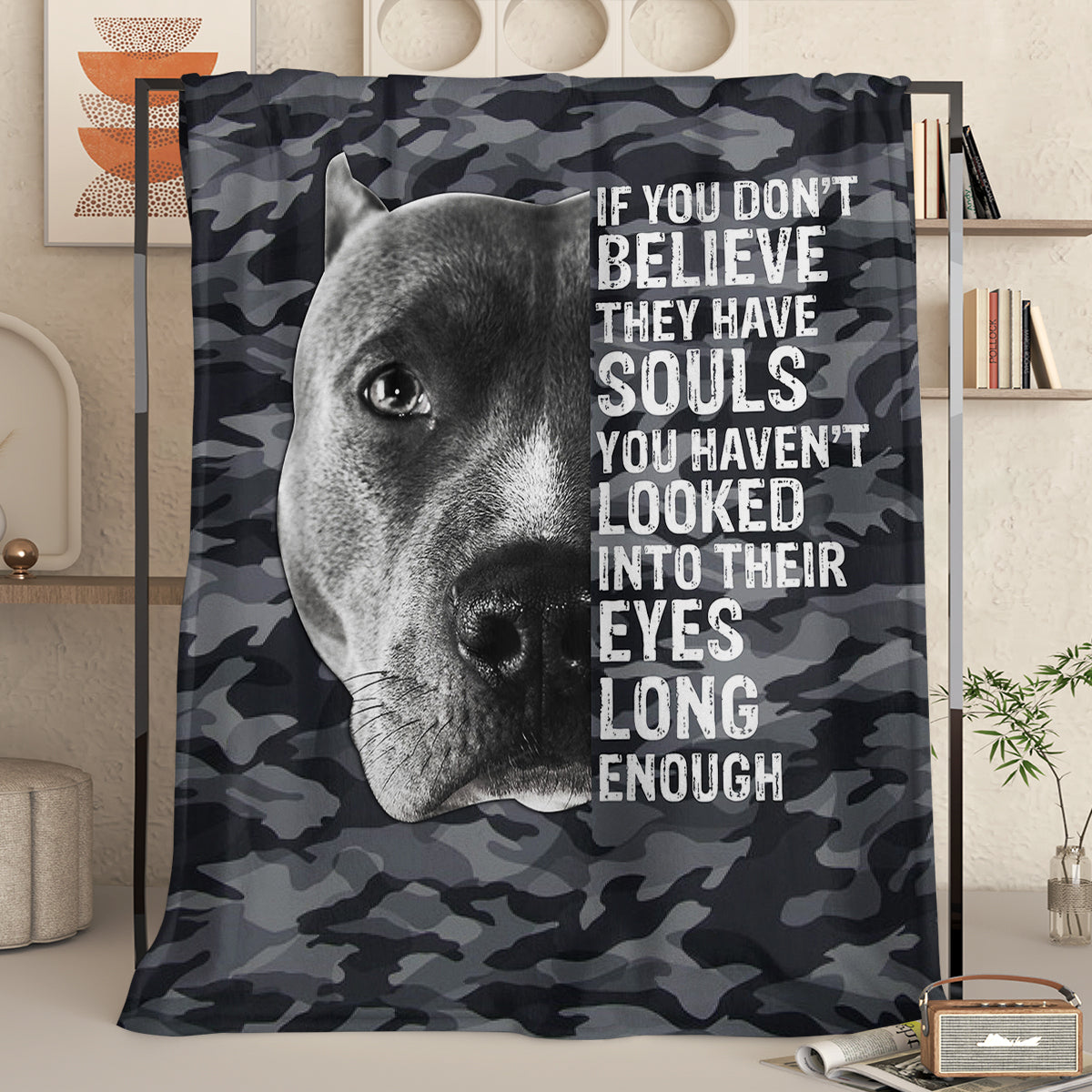 The Good-Boy Flannel Throw