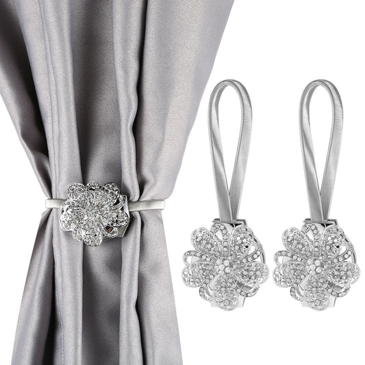 Crystal Magnetic Curtain Tiebacks