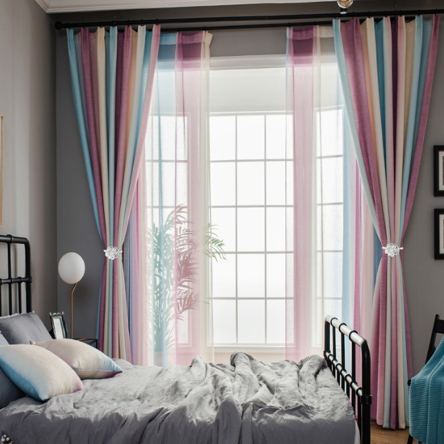 Crystal Magnetic Curtain Tiebacks